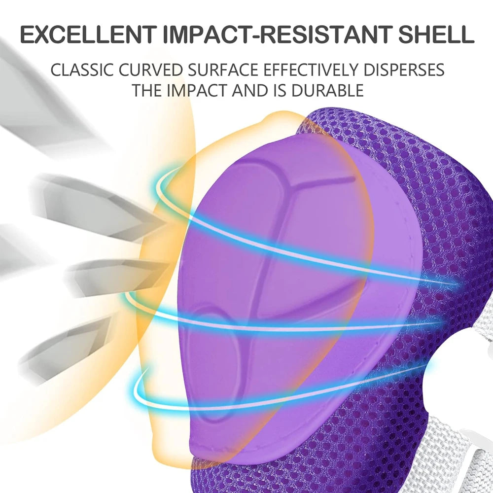 6pcs Kids Knee Pads and Elbow Pads Set,Knee Pads