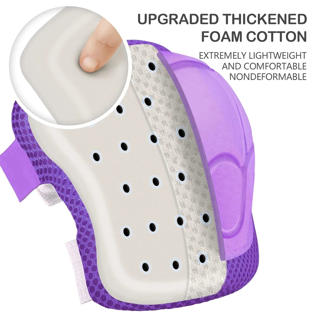 6pcs Kids Knee Pads and Elbow Pads Set,Knee Pads