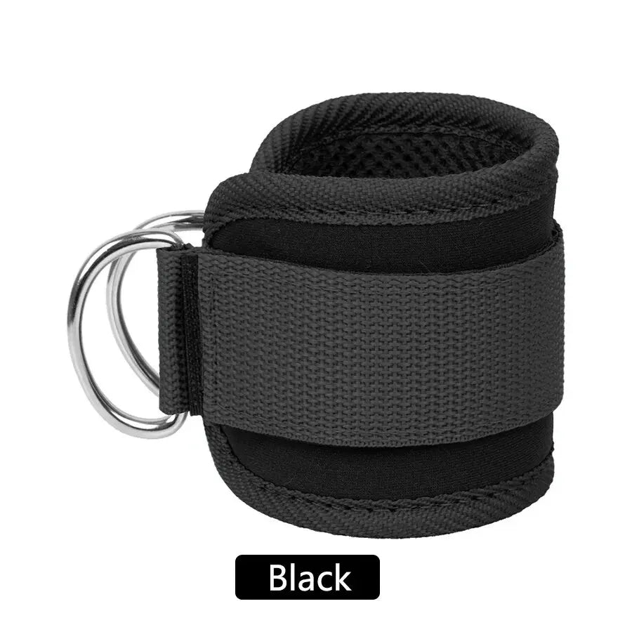 Fitness Ankle Straps Adjustable D-Ring Support