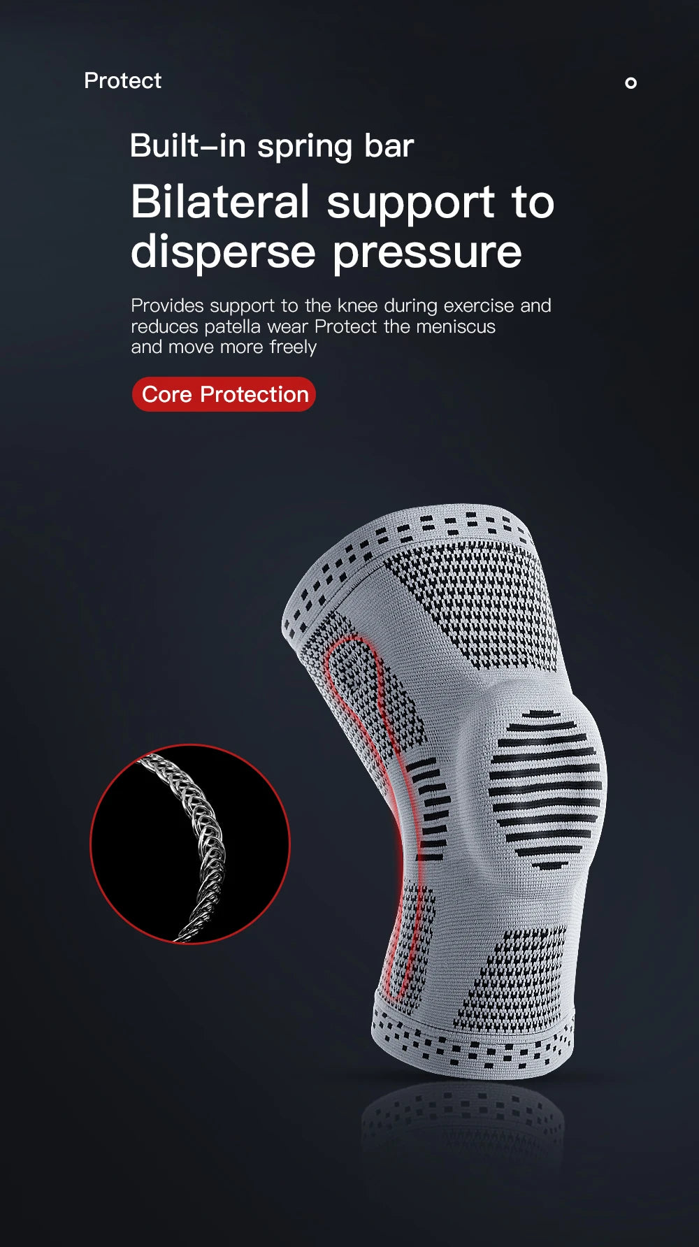 1PC Professional Knee Pads for Joint Compression