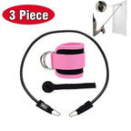 Fitness Ankle Straps Adjustable D-Ring Support