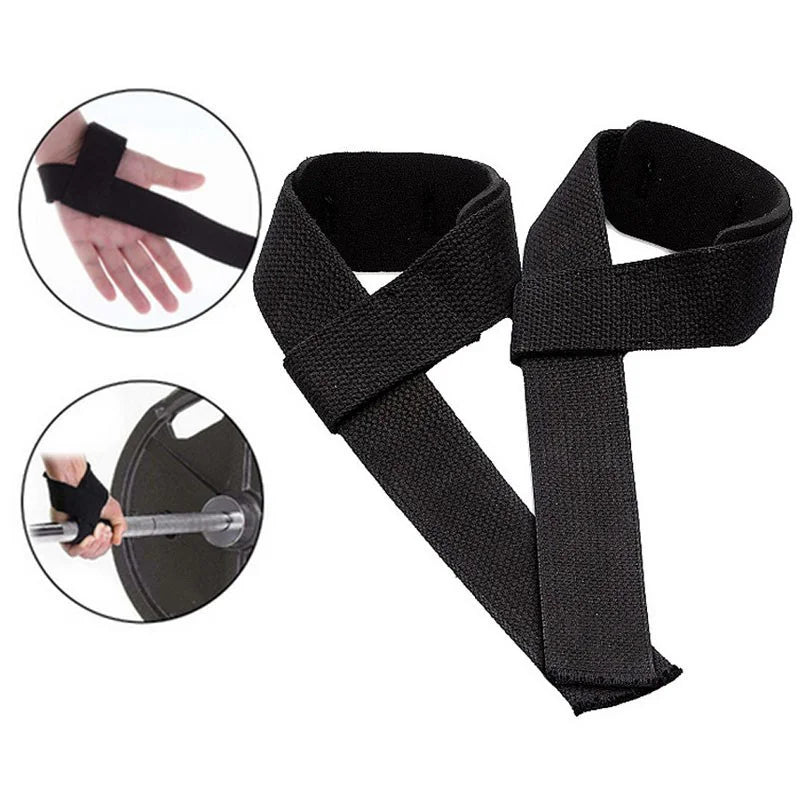 Weightlifting Wrist Straps Strength Training Adjustable