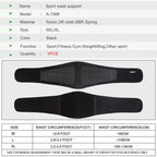 AOLIKES Adjustable Back Lumbar Support Belt