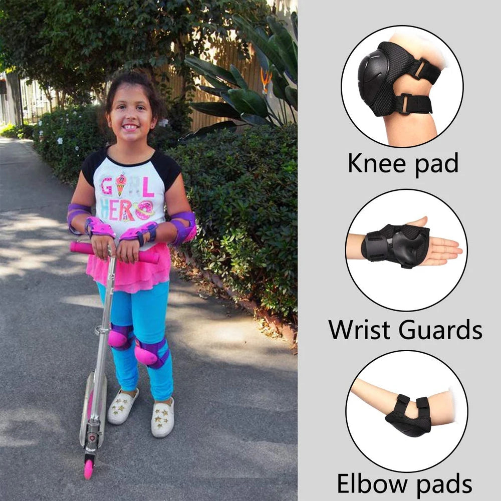 6pcs Kids Knee Pads and Elbow Pads Set,Knee Pads