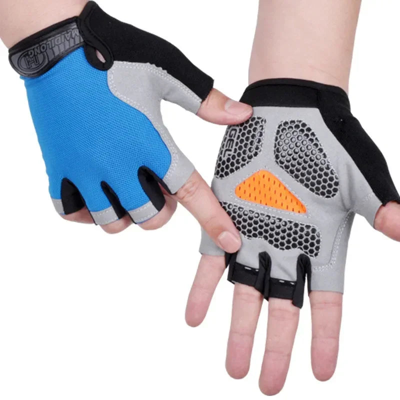 Fingerless Gym Gloves Women Men Weightlifting