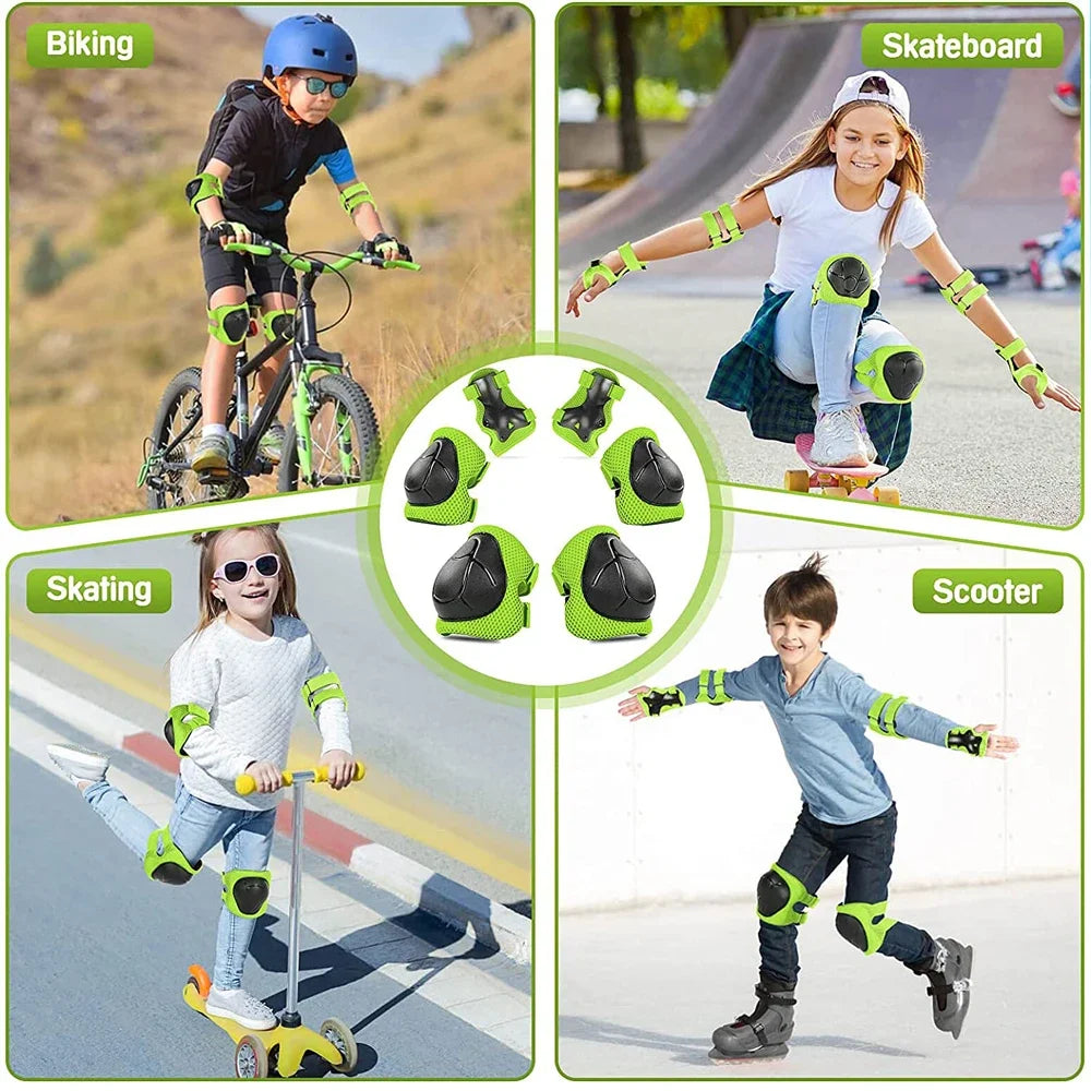 6pcs Kids Knee Pads and Elbow Pads Set,Knee Pads