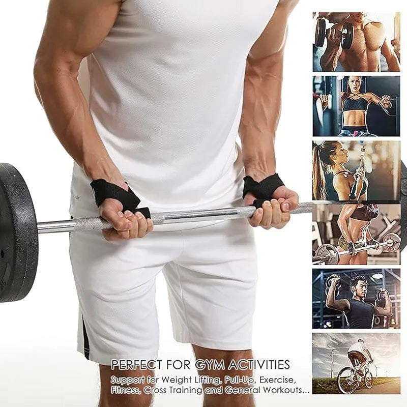 Weightlifting Wrist Straps Strength Training Adjustable
