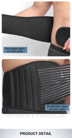 AOLIKES Adjustable Back Lumbar Support Belt