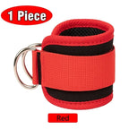 Fitness Ankle Straps Adjustable D-Ring Support