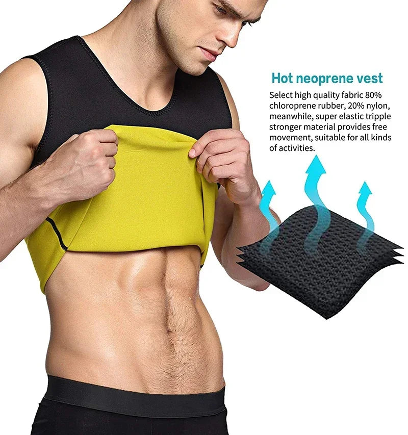 Men Slimming Body Shaper Modeling Vest Belly