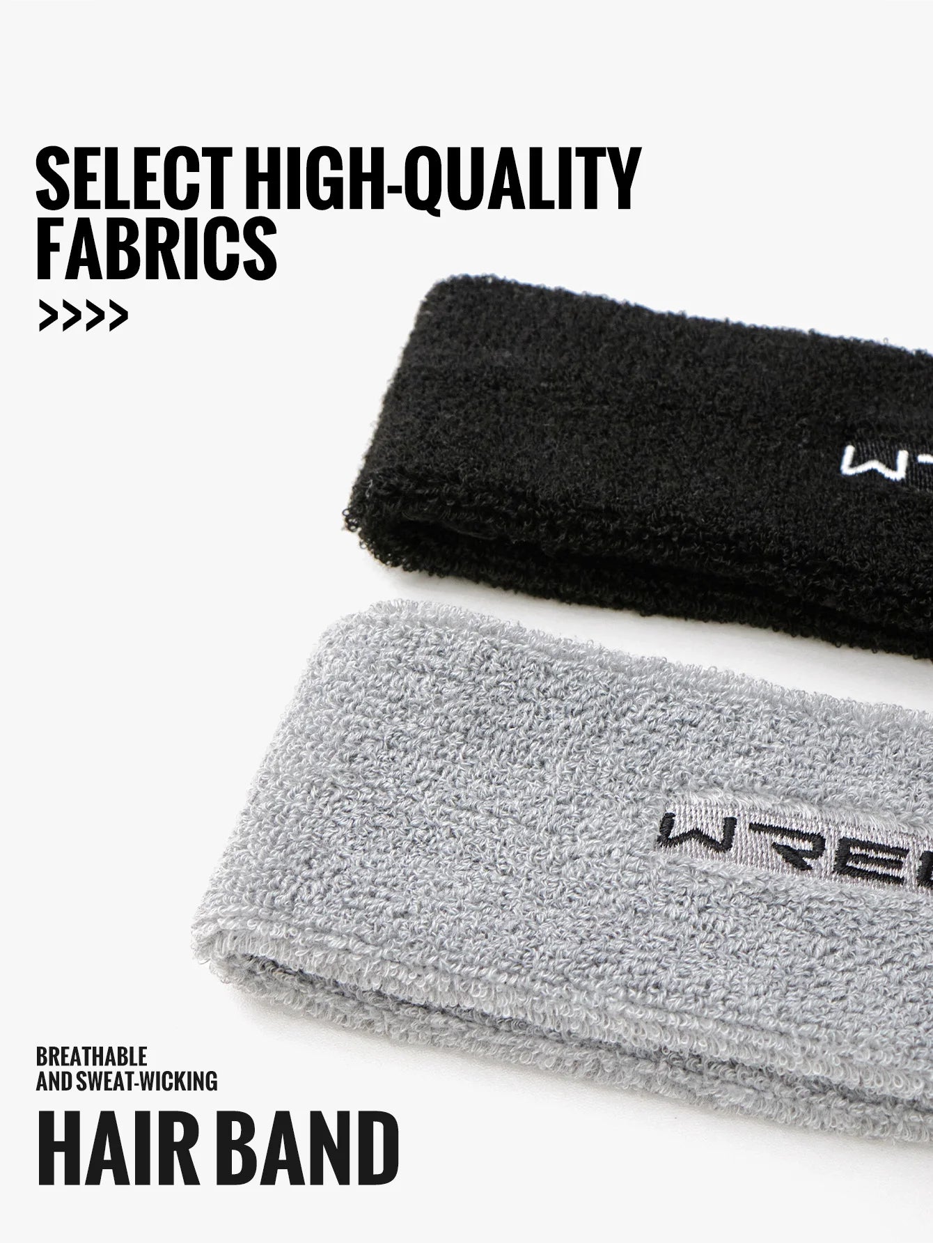 WRELS Sweatbands Sports Moisture Wicking Athletic