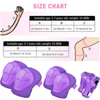 6pcs Kids Knee Pads and Elbow Pads Set,Knee Pads