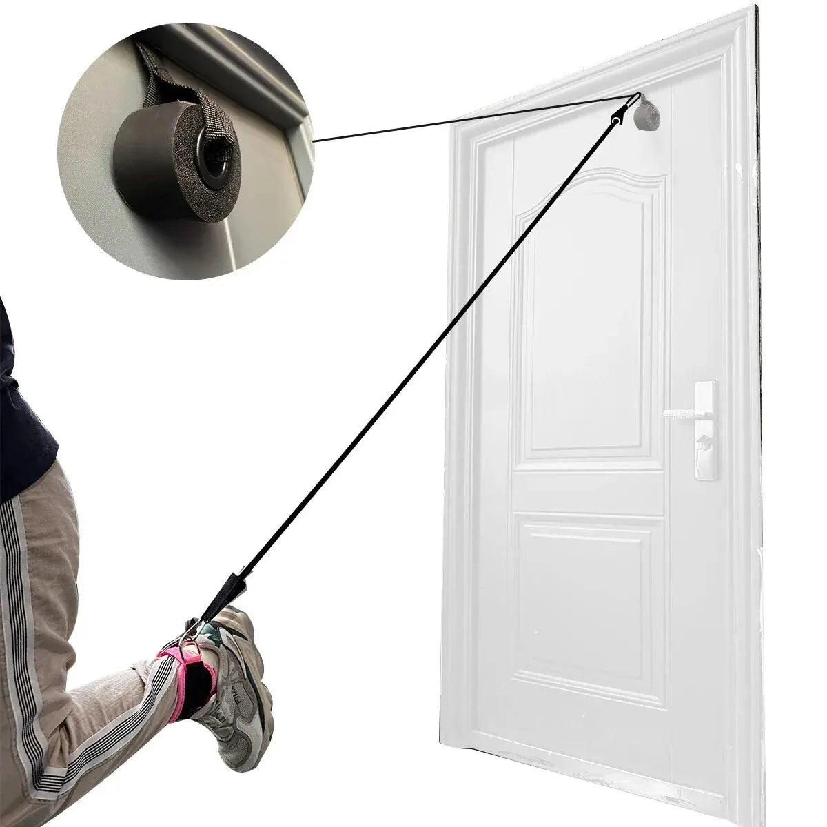 Fitness Ankle Straps Adjustable D-Ring Support