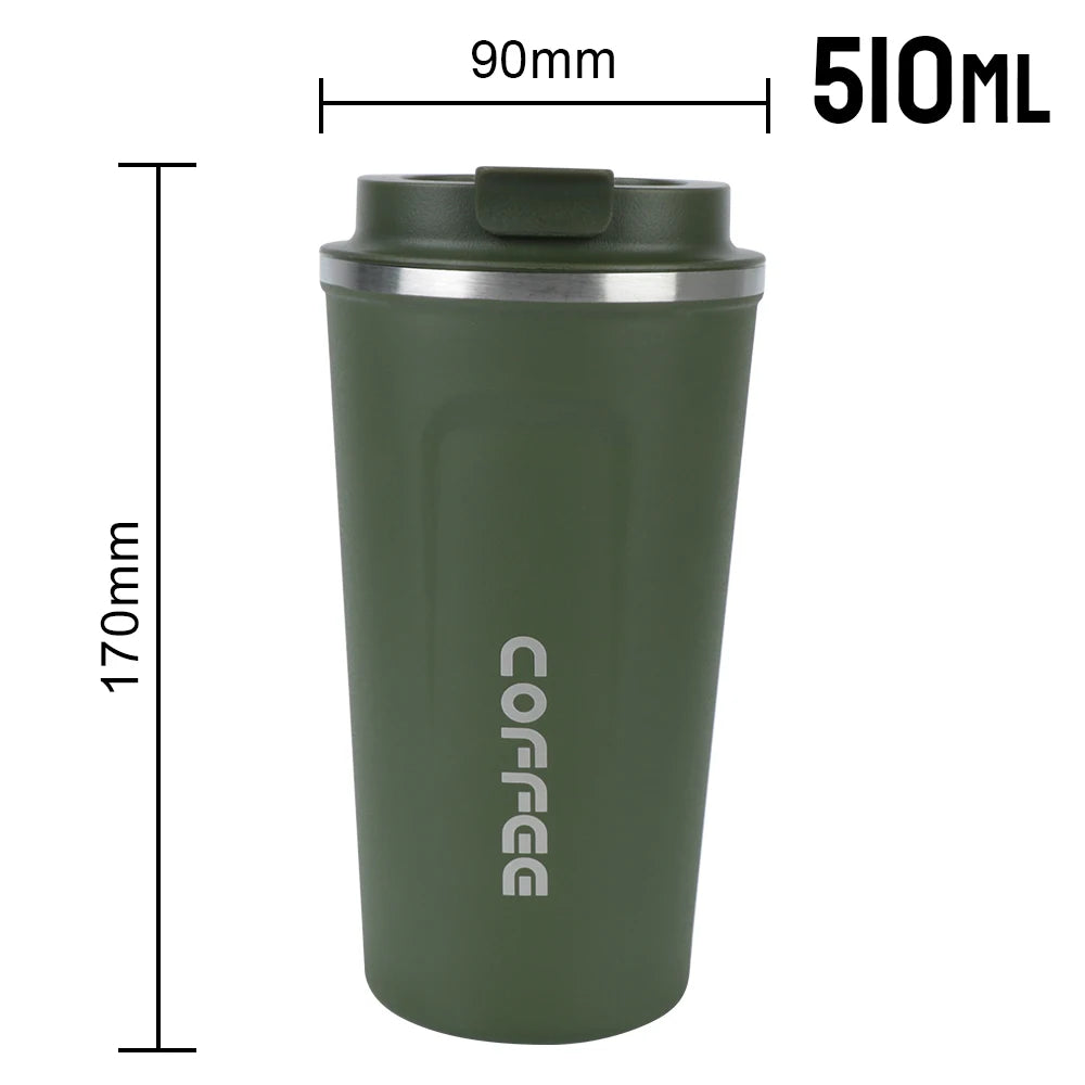 Thermo Cafe Coffee Mug Car Thermos Mug 380/510ML