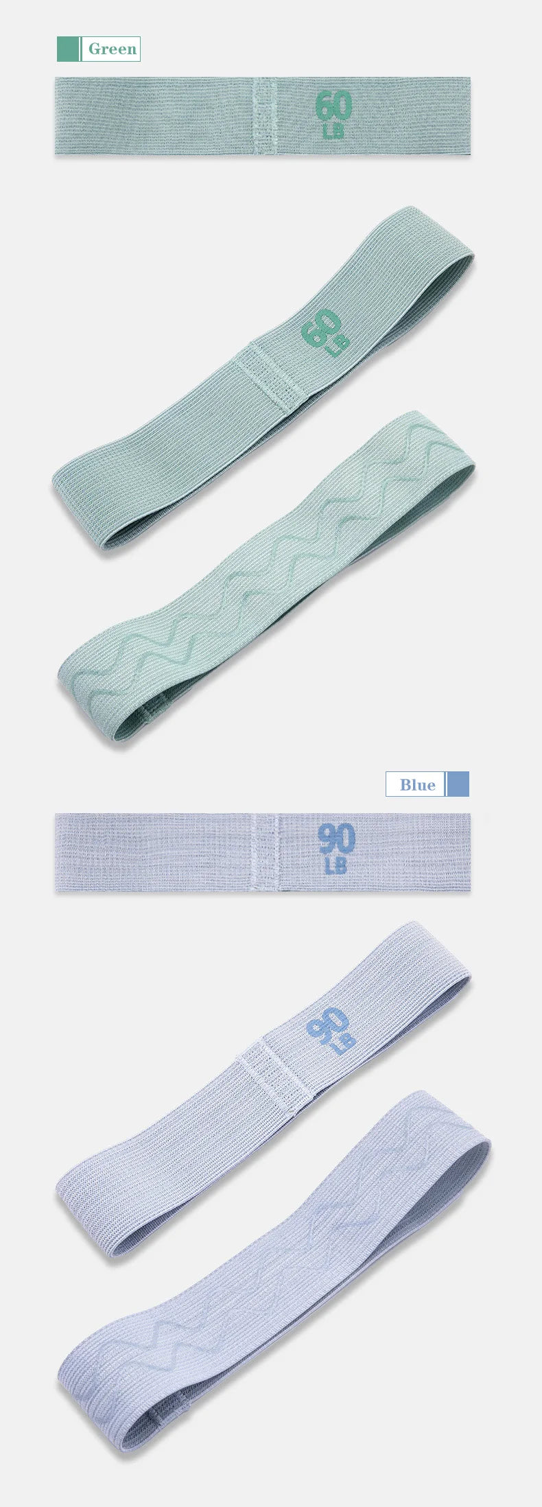 Fabric Resistance Hip Booty Bands Glute Thigh Elastic